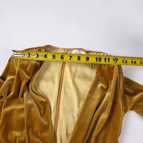 Miss Circle Infinite Love Deep V Velvet Dress Womens‎ Size XS - Picture 10 of 14